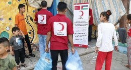 Türk Kızılay Filistin’de yaraları sarıyor