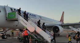 Gazipaşa-Alanya Kish Air’in ilk seferini karşıladı