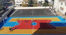 Büyükşehir’den 92 okula daha basketbol ve voleybol sahası