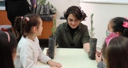 Didim Belediyesi Minik Öğrencilerle Daha Yeşil Bir Dünya İçin İlk Adımı Attı