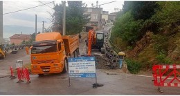 İzmit Serdar Mahallesi Orkide Sokak’ta Altyapı Hatları Yenileniyor