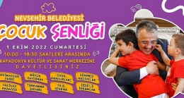 Nevşehir belediyesi’nden çocuk şenliği