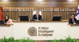 Antalya Büyükşehir Meclisi Toplandı