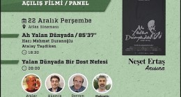 Kızılay Dostluk Kısa Film Festivali 'Neşet Ertaş' ile açılıyor