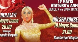 Antalya Büyükşehir Belediyesi 19 Mayıs'ı Gülşen İle kutlayacak