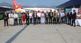 Gazipaşa-Alanya Havalimanı Corendon'un ilk Brüksel uçusunu karşıladı