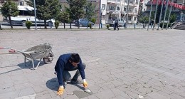 Belediye ekipleri iş başında