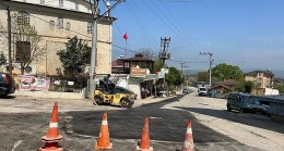 Gebze köylerinde hummalı yol çalışması