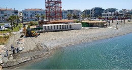 Güzelbahçe’de tekneler için çekek yeri yapıldı