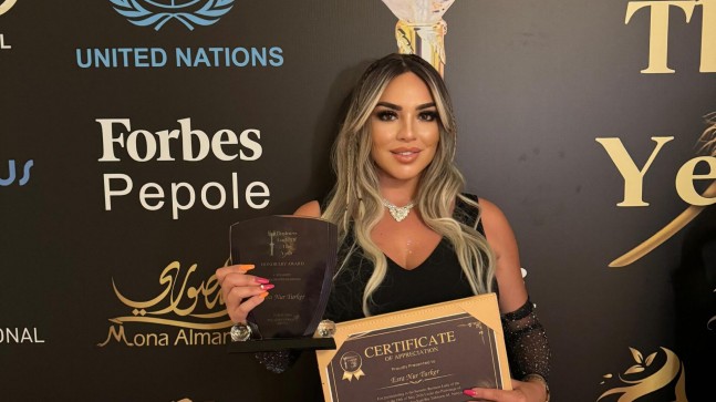 Esra Nur Türker’e Dubai’de “Yılın İş Kadını” ödülü