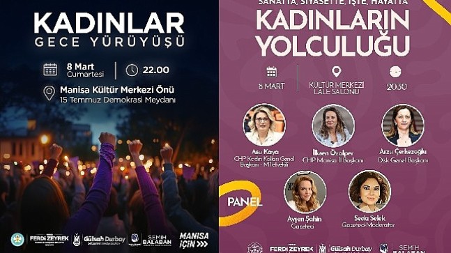 Manisa’da 8 Mart’a Özel Etkinlikler