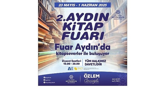 2. Aydın Kitap Fuarı, Fuar Aydın’da Başlıyor