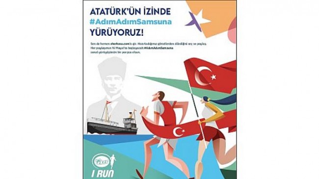 Eker I Run, 19 Mayıs’ı fark yaratan bir sanal yürüyüş etkinliğiyle kutlayacak: Atatürk’ün izinde
