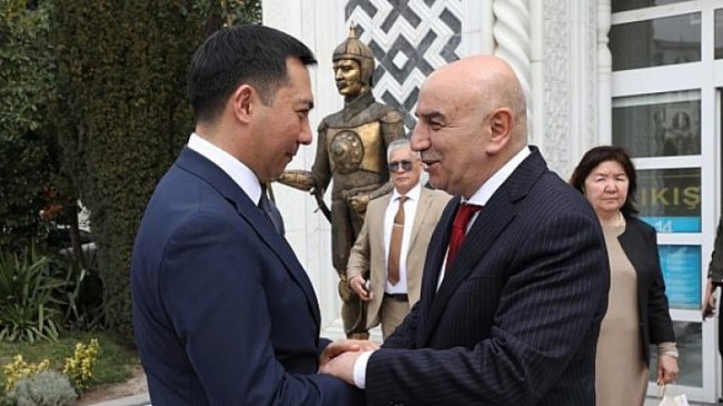Kırgız Bakandan Başkan Altınok’a Ziyaret