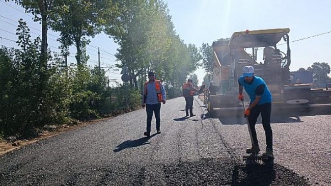 Salim Dervişoğlu Caddesi asfaltlanıyor