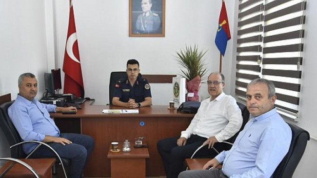 Belediye Başkanı Ulaş Yurdakul’dan İlçe Jandarma Komutanlığı’na Ziyaret