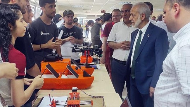 Harran Mühendislik Fakültesi Öğrencileri Ürettikleri Projeleri Sergilediler