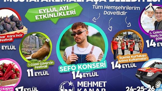 Mustafakemalpaşa Eylül’de Dolu Dolu Geçecek