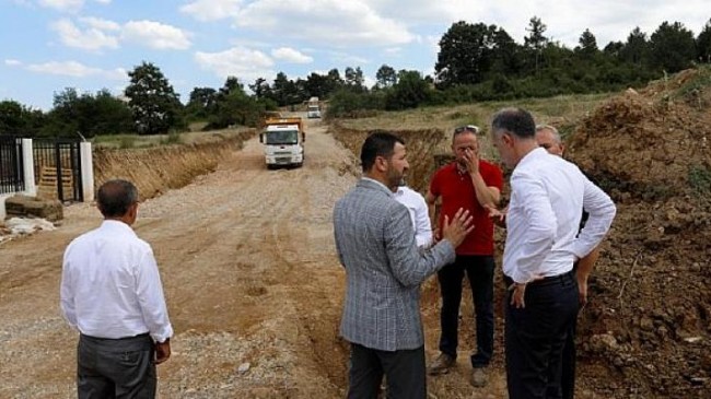 Yeniceköy’de 4 Km Yeni Yol Hattı Oluşturuluyor