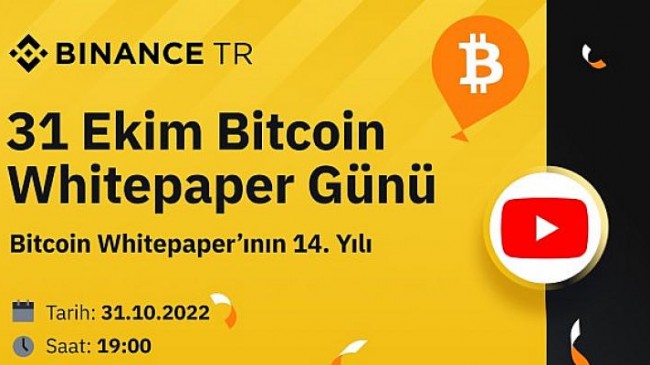 Binance Türkiye’den  Bitcoin Whitepaper etkinliği
