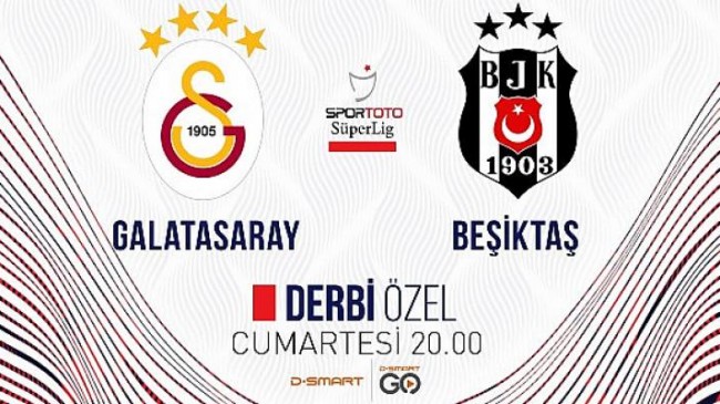 Galatasaray – Beşiktaş Derbisi Özel Programla D-Smart’ta