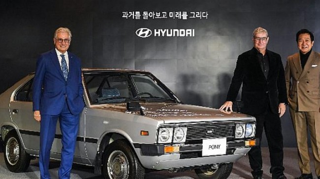Hyundai ve Efsanevi Tasarımcı Giorgetto Giugiaro, Pony Coupe Konsepti İçin İşbirliği Yapıyor.