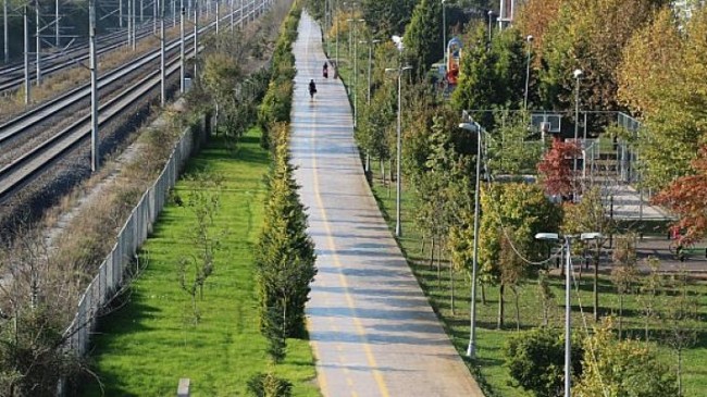 Köseköy-Sarımeşe yürüyüş ve bisiklet yolu vatandaşları memnun etti