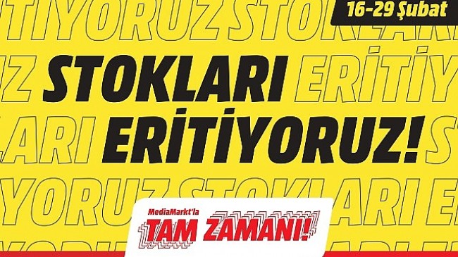 MediaMarkt'ın Stokları Eritiyoruz Kampanyası Devam Ediyor!