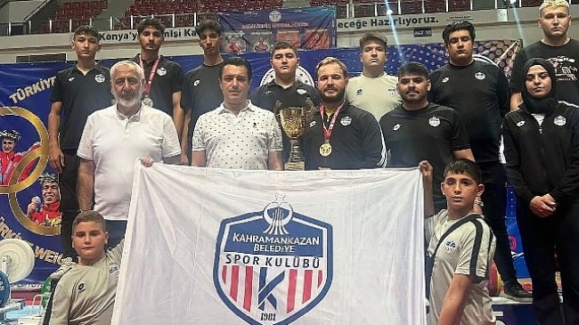 Kahramankazan Belediyespor Kulübü’nden halterde tarihi başarı