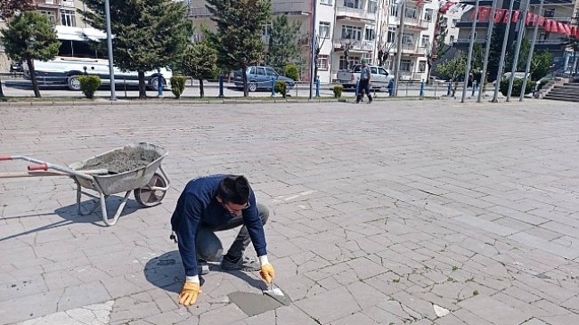 Belediye ekipleri iş başında