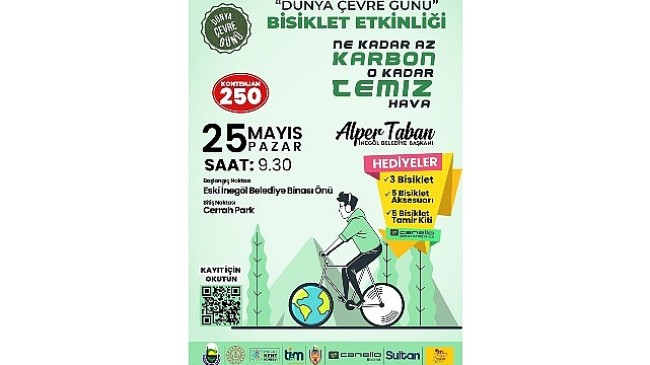 Dünya Çevre Günü Bisiklet Turu İle Kutlanacak