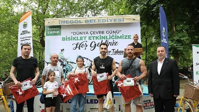 İnegöl’de Pedallar Temiz Gelecek İçin Döndü