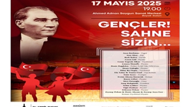 Sahne genç müzisyenlerin olacak