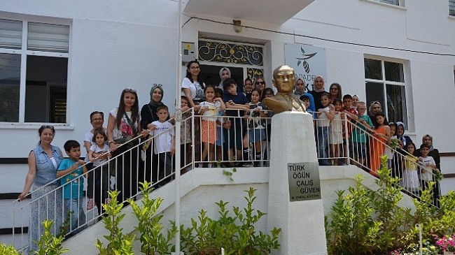 Çocuklar Sapadere İpek Evi’nde