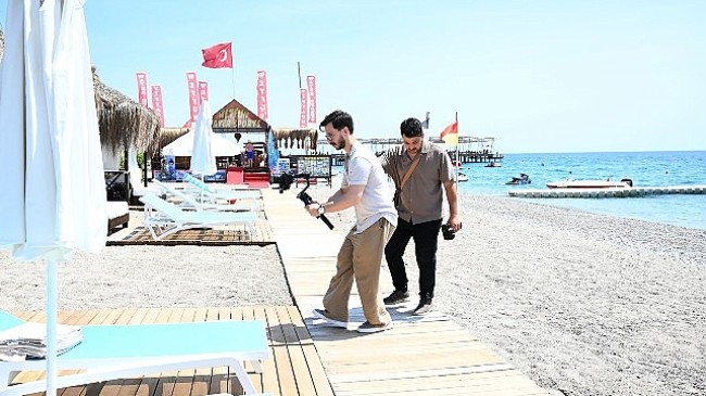 Kemer tanıtım çekimleri devam ediyor