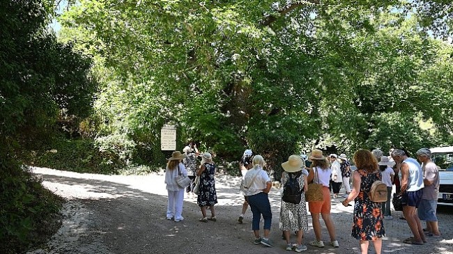 Kemer’de “Mor turizm” başladı
