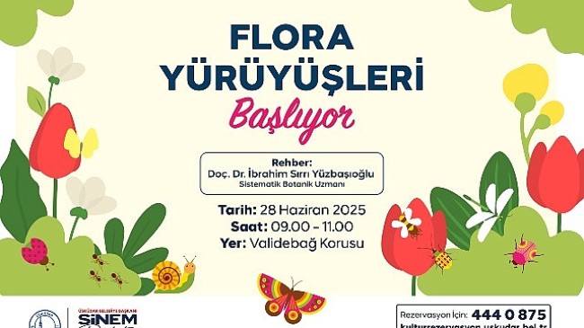 Üsküdar’da Flora Yürüyüşleri Başlıyor