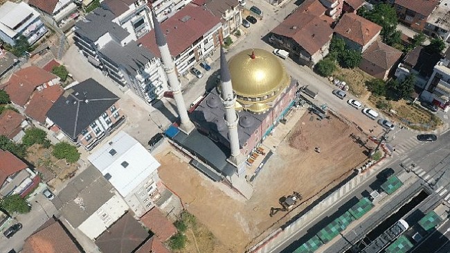 Başaran Camii çevresine estetik dokunuş