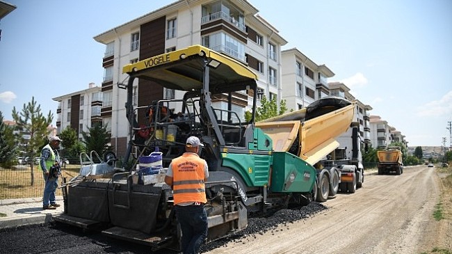 TOKİ Bölgesi Sıcak Asfaltla Buluştu