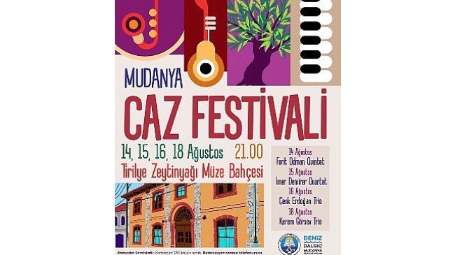 Mudanya’da caz rüzgarı esecek