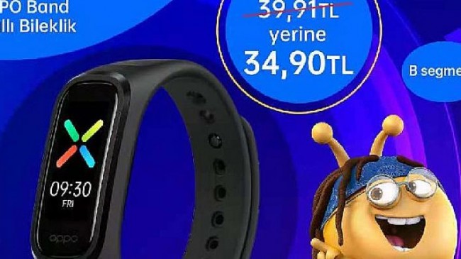 OPPO Band Giyilebilir Ürünler Kampanyasında İndirimli Fiyatıyla Turkcell Mağazalarında