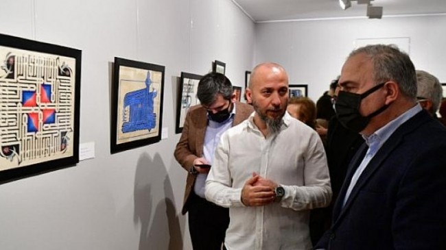 Başkan Turan Kaligrafist Yılmaz Özbek Sergisi’nin Açılışını Gerçekleştirdi