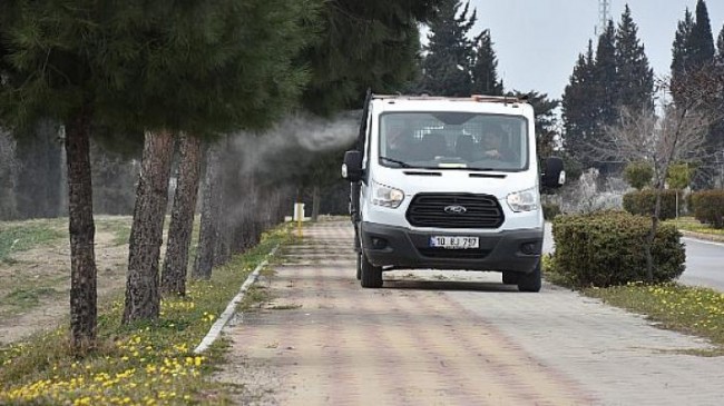 Edremit Belediyesi havaların ısınması ile sinek ve haşerelere karşı mücadeleye hız verdi.