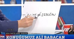 ALİ BABACAN:  ‘Erdoğan kazanamaz’