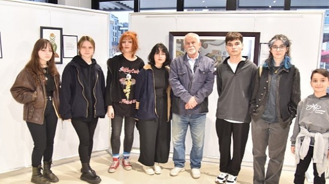 Kartepe Sanat Evi'nde Heykeltıraş ve Ressam Hüseyin Kodan'ın “Evrenin Şifresi" adlı sergisi 25 Nisan da sanatseverlere kapılarını açtı