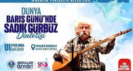 Yenişehir Belediyesi, Dünya Barış Günü'nde Sadık Gürbüz'ü Mersinlilerle buluşturacak