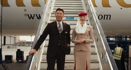 Emirates marka elçisi Penélope Cruz'un yer aldığı reklam filmi çekimlerinin kamera arkası yayınlandı