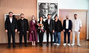 Başkan Çerçioğlu’na Türkiye Gençlik Vakfı Aydın İl Temsilciliği’nden Ziyaret