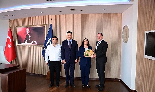 Başkan Çerçioğlu’na Aydın Sanayi Odası, Ege Kuru Meyve ve Mamulleri İhracatçıları Birliği ve Nazilli Ticaret Borsası’ndan Ziyaret