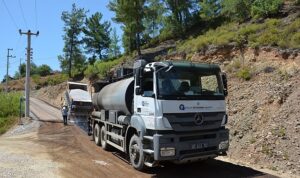 Büyükşehir Belediyesi’nden Alanya’da asfalt seferberliği